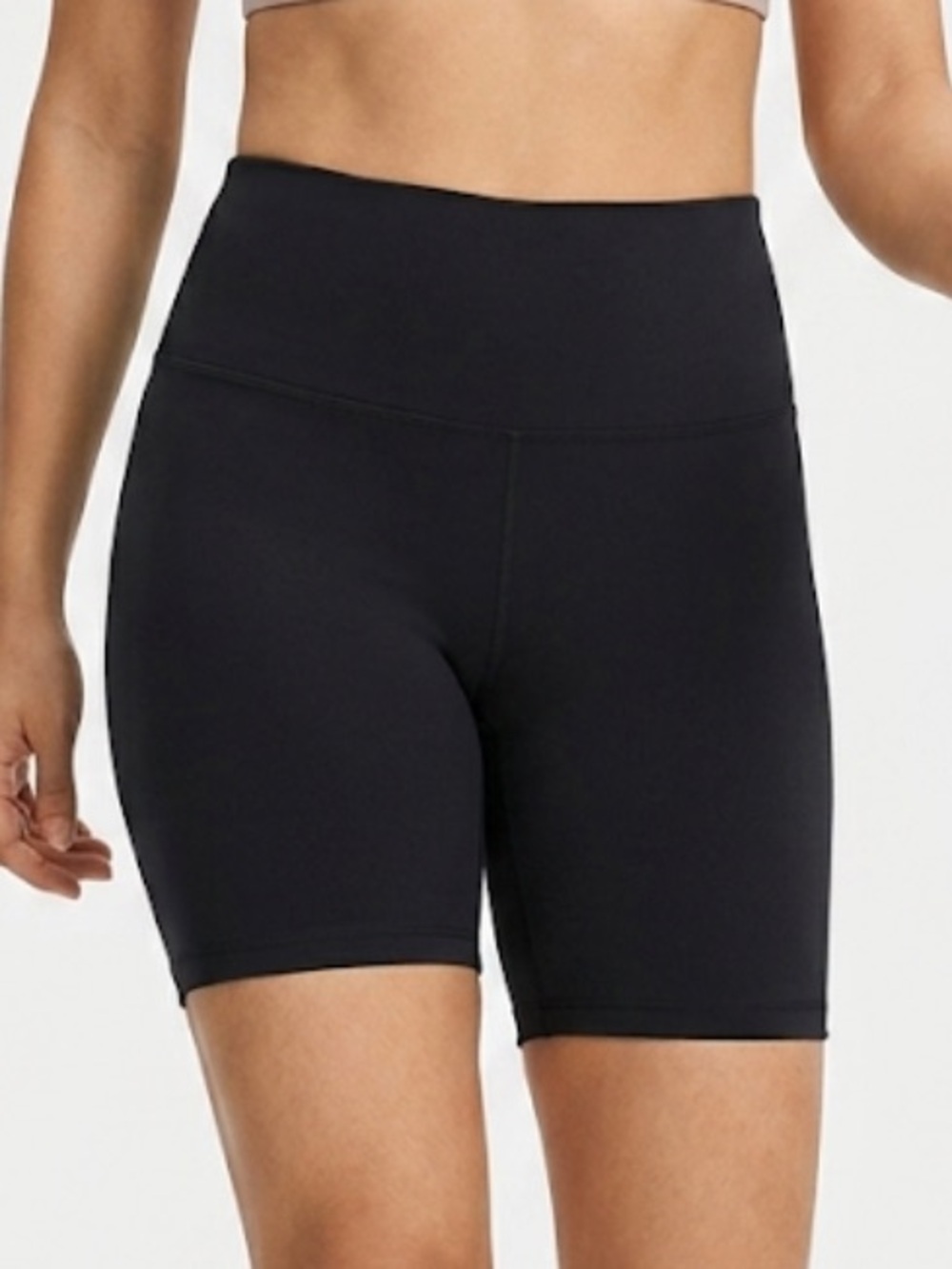 Yogalicious Women’s High-Rise Black Women’s Active Bike Shorts Size XL / 1X